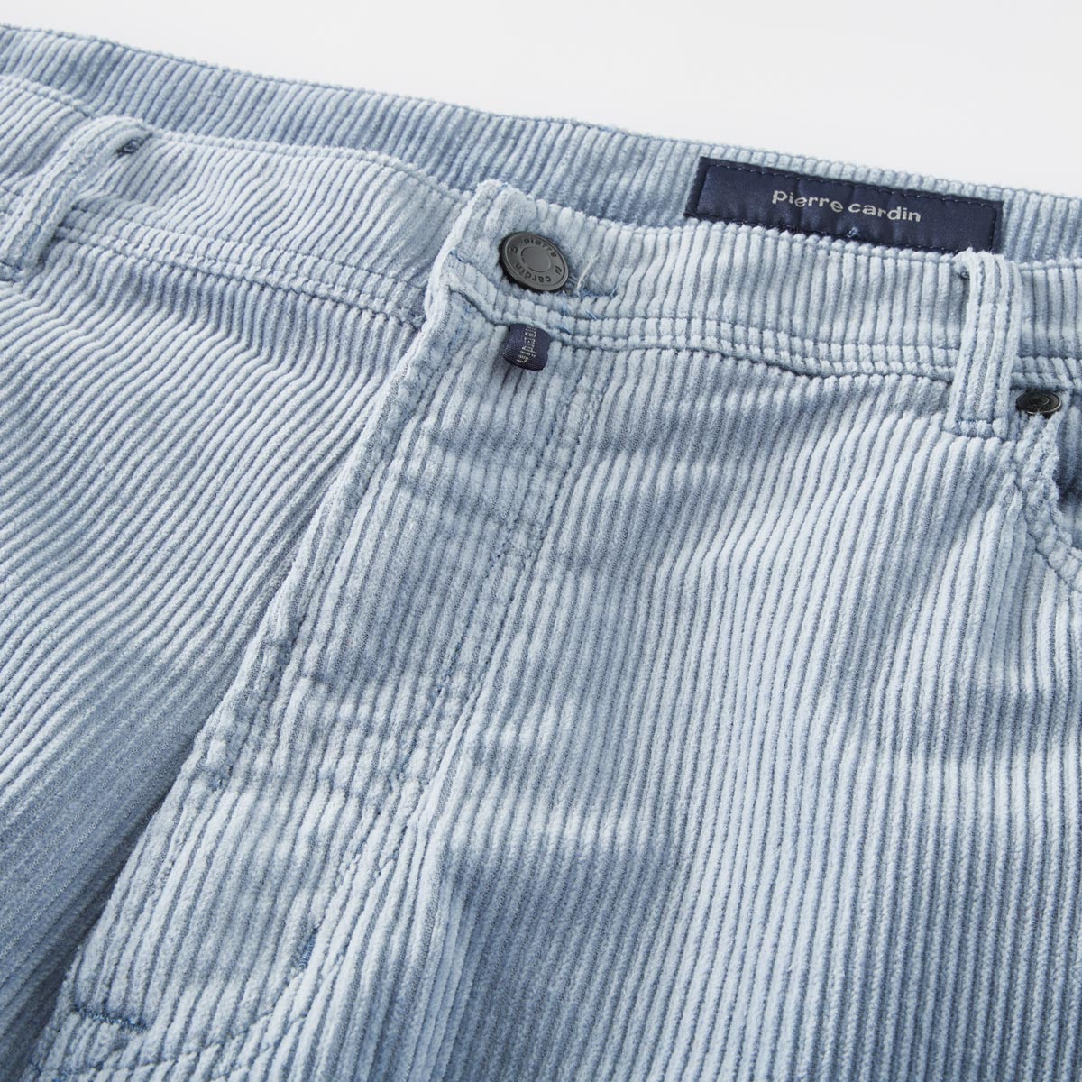 Pierre Cardin 5-Pocket Cordhose "PC-Laval" mit Stretch, Regular Fit hellblau