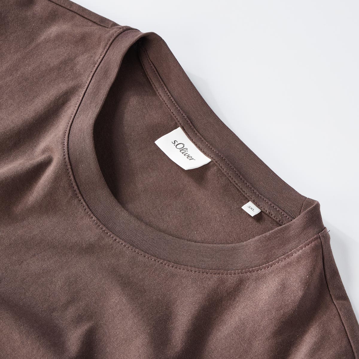 s.Oliver Longsleeve aus Baumwolljersey braun