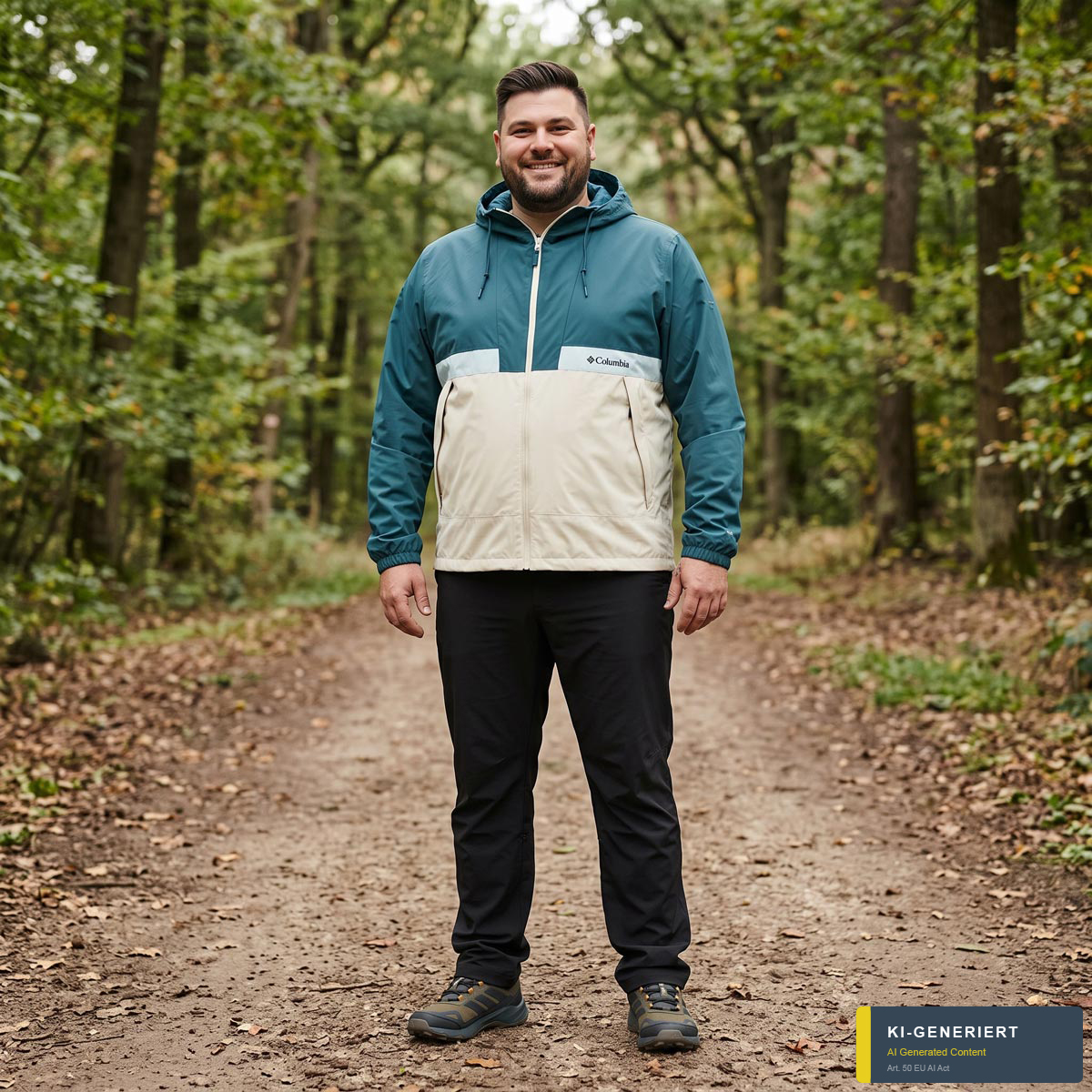 Maier Sports Trekkinghose mit Stretch und Krempelbeinen schwarz