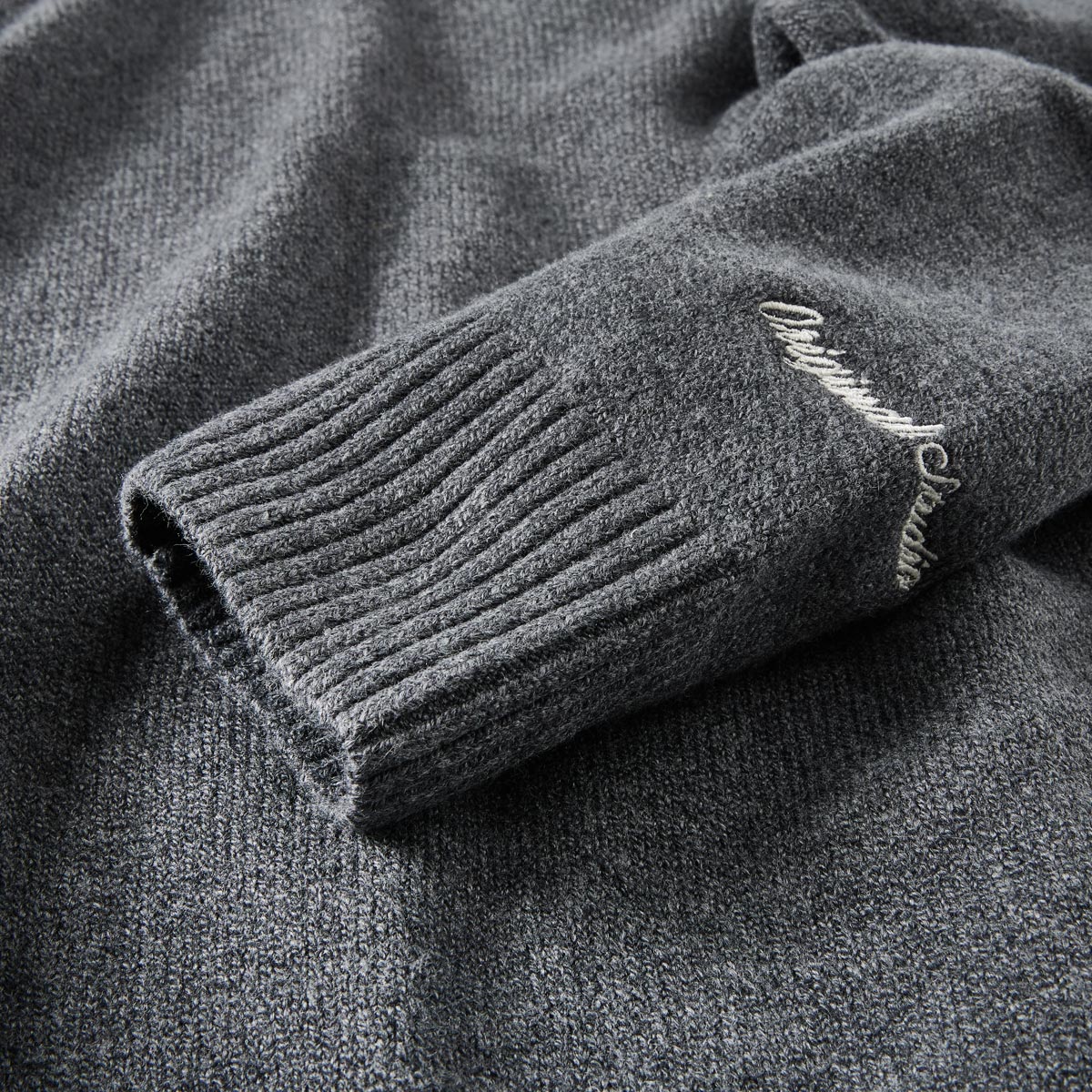 Jack&Jones Pullover mit Elasthan dunkelgrau