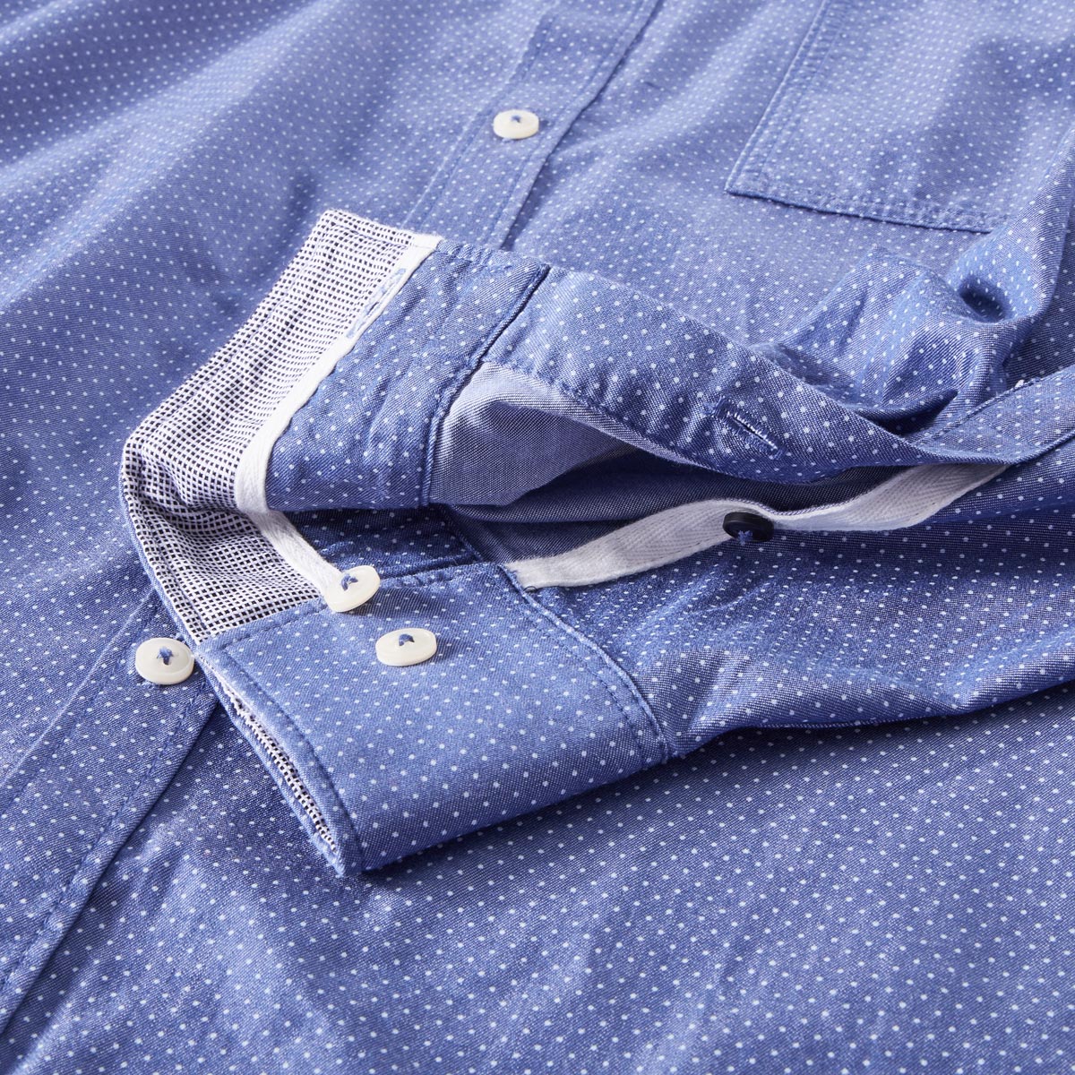 s.Oliver Freizeithemd aus Baumwolle blau