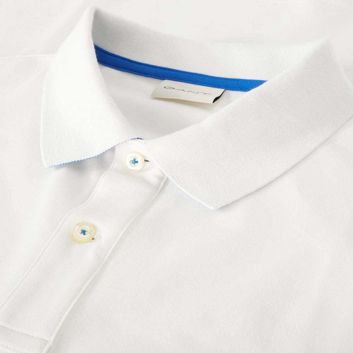 Gant Poloshirt mit Stretch weiß