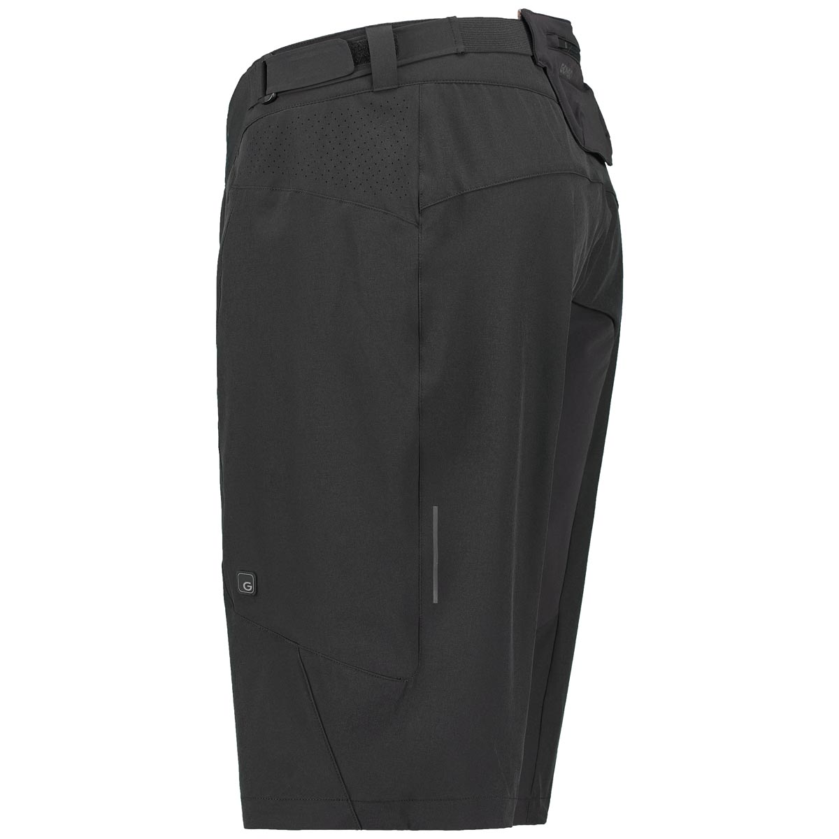 Gonso Trekking-Shorts aus Funktionsmaterial, schnelltrocknend schwarz