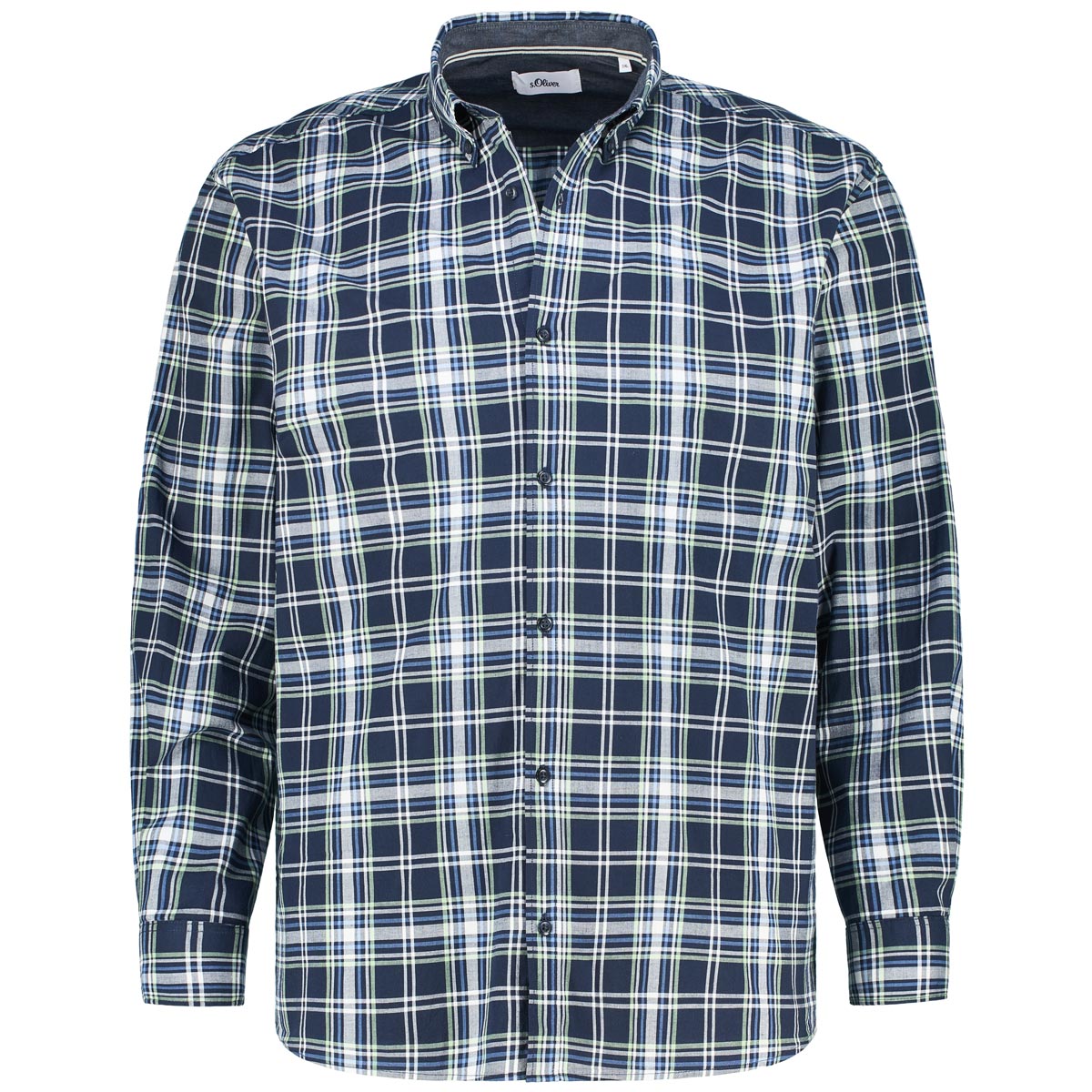 s.Oliver Freizeithemd mit Elasthan Farbe blau Größe: 5XL günstig online kaufen