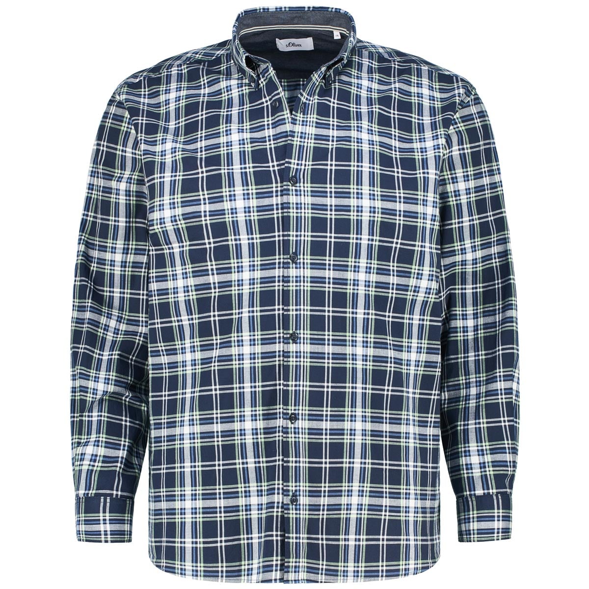 S.Oliver Freizeithemd Mit Elasthan Farbe Blau Größe, 3XL