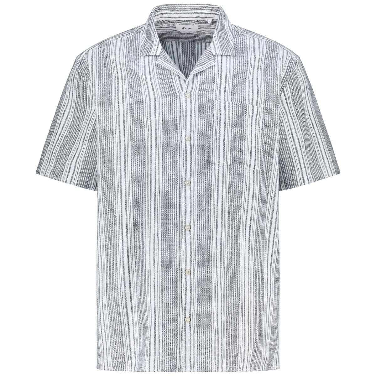 s.Oliver Freizeithemd mit Streifen Farbe blau Größe: 5XL günstig online kaufen