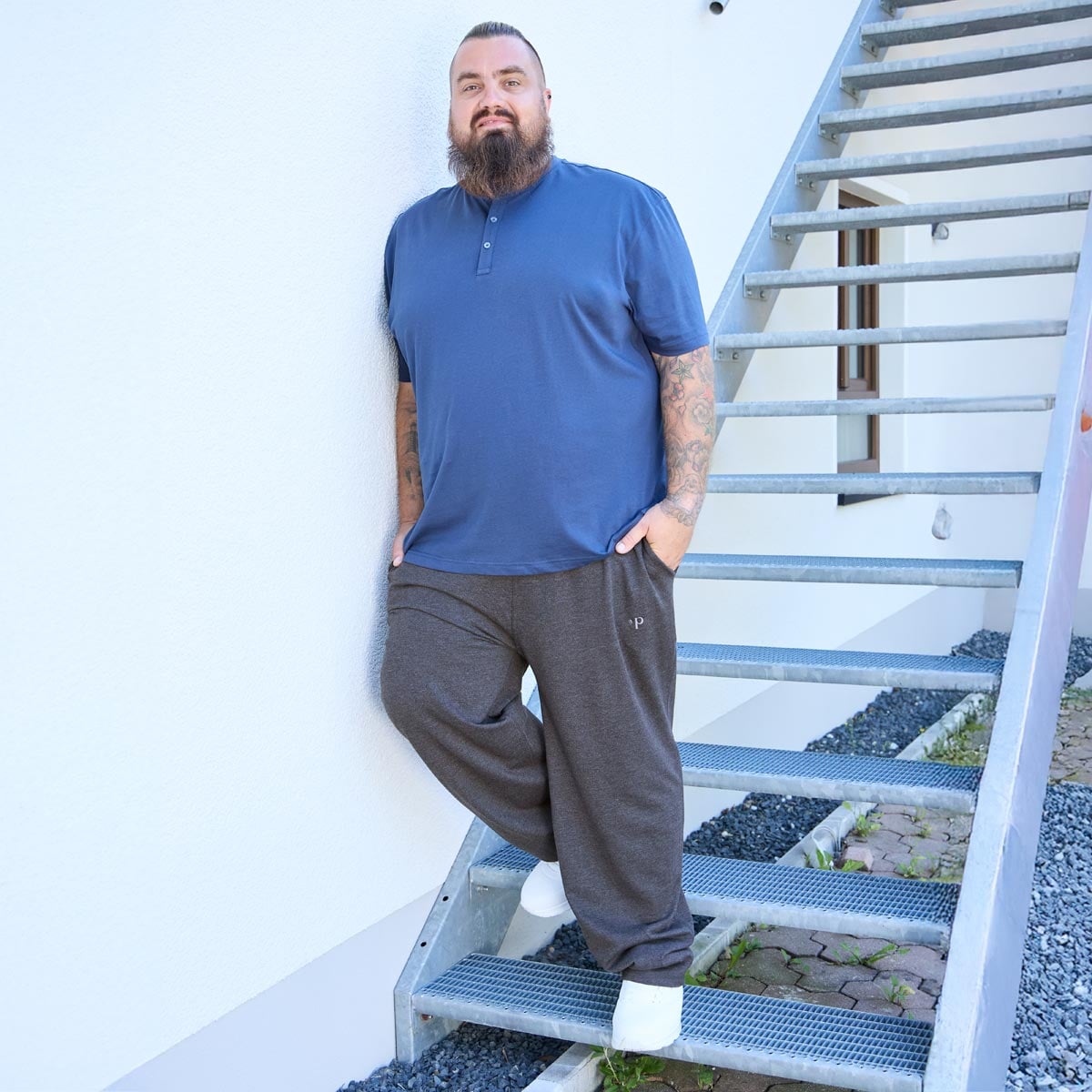 Pfundskerl Jogginghose aus Baumwolle anthrazit Pfundskerl Jogginghose aus Baumwolle anthrazit