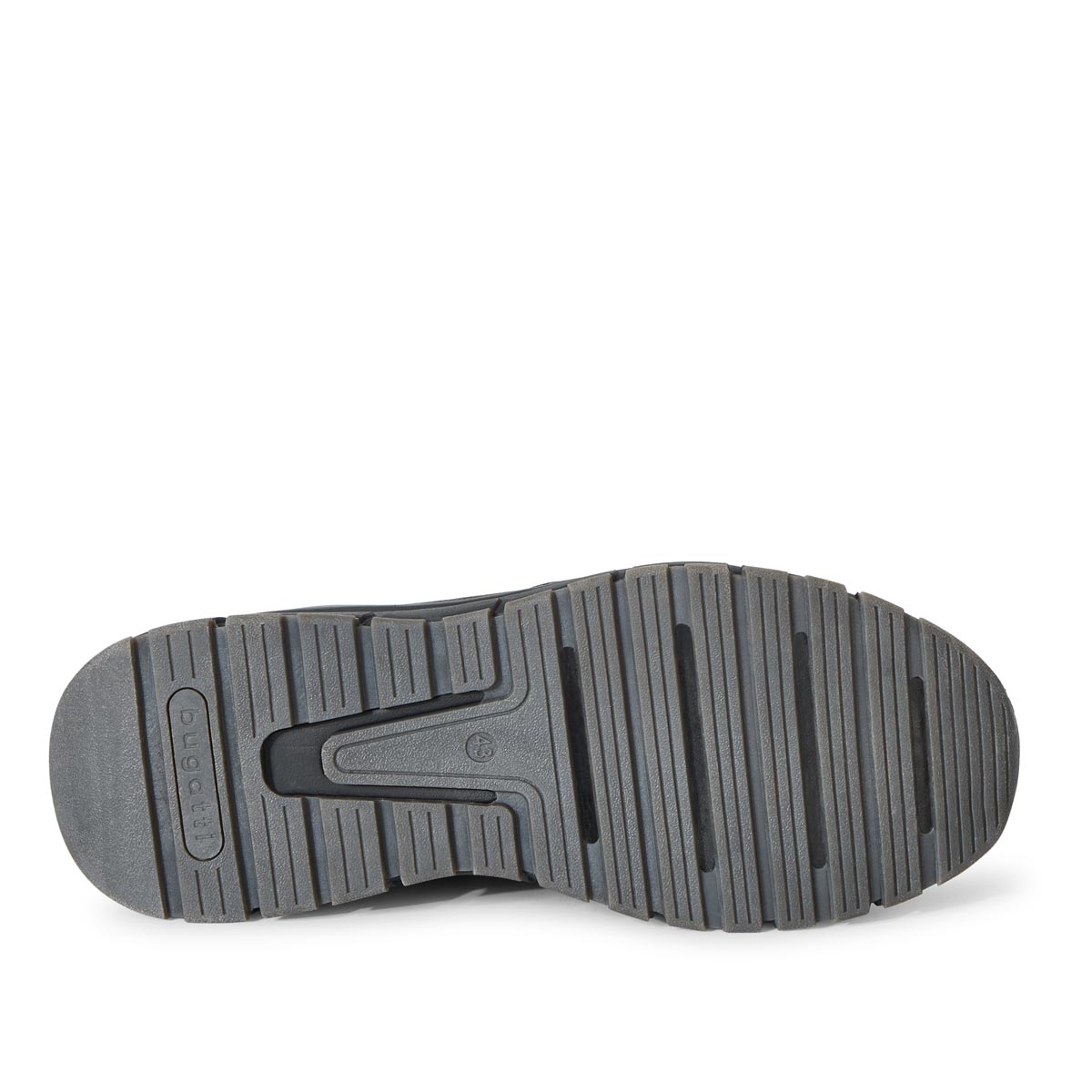 bugatti Freizeitschuh mit Reißverschluss, extraweit schwarz