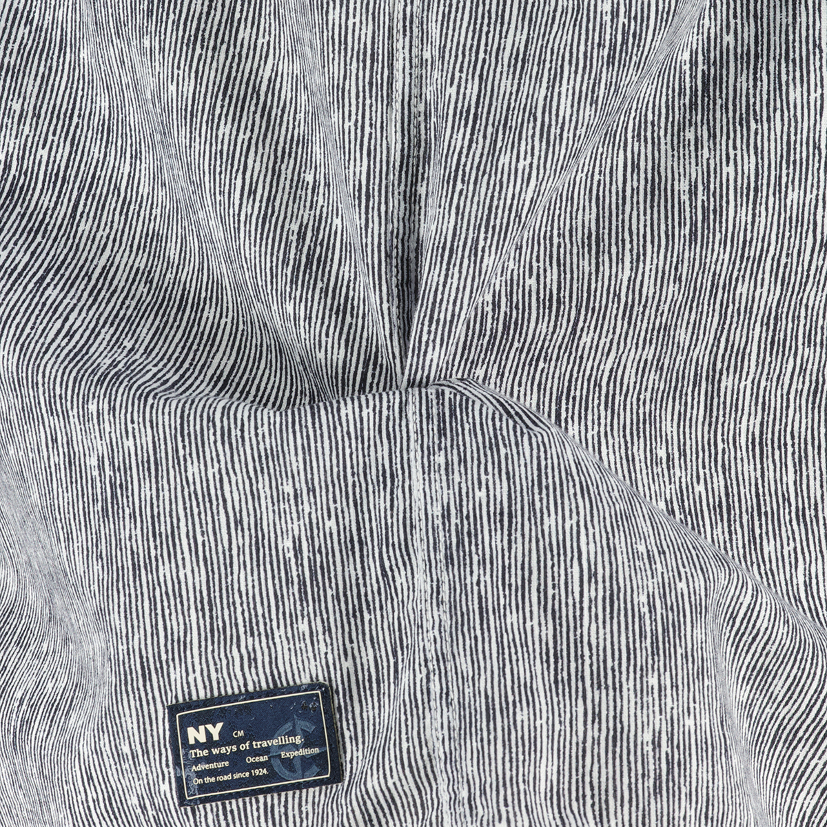 CASA MODA Freizeithemd mit Allover-Muster blau