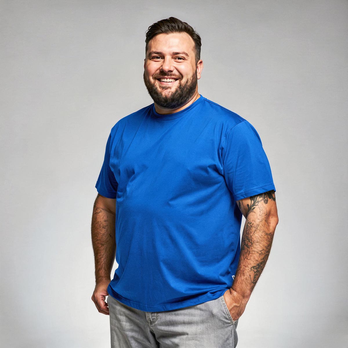 Pfundskerl T-Shirt aus Baumwolle royalblau