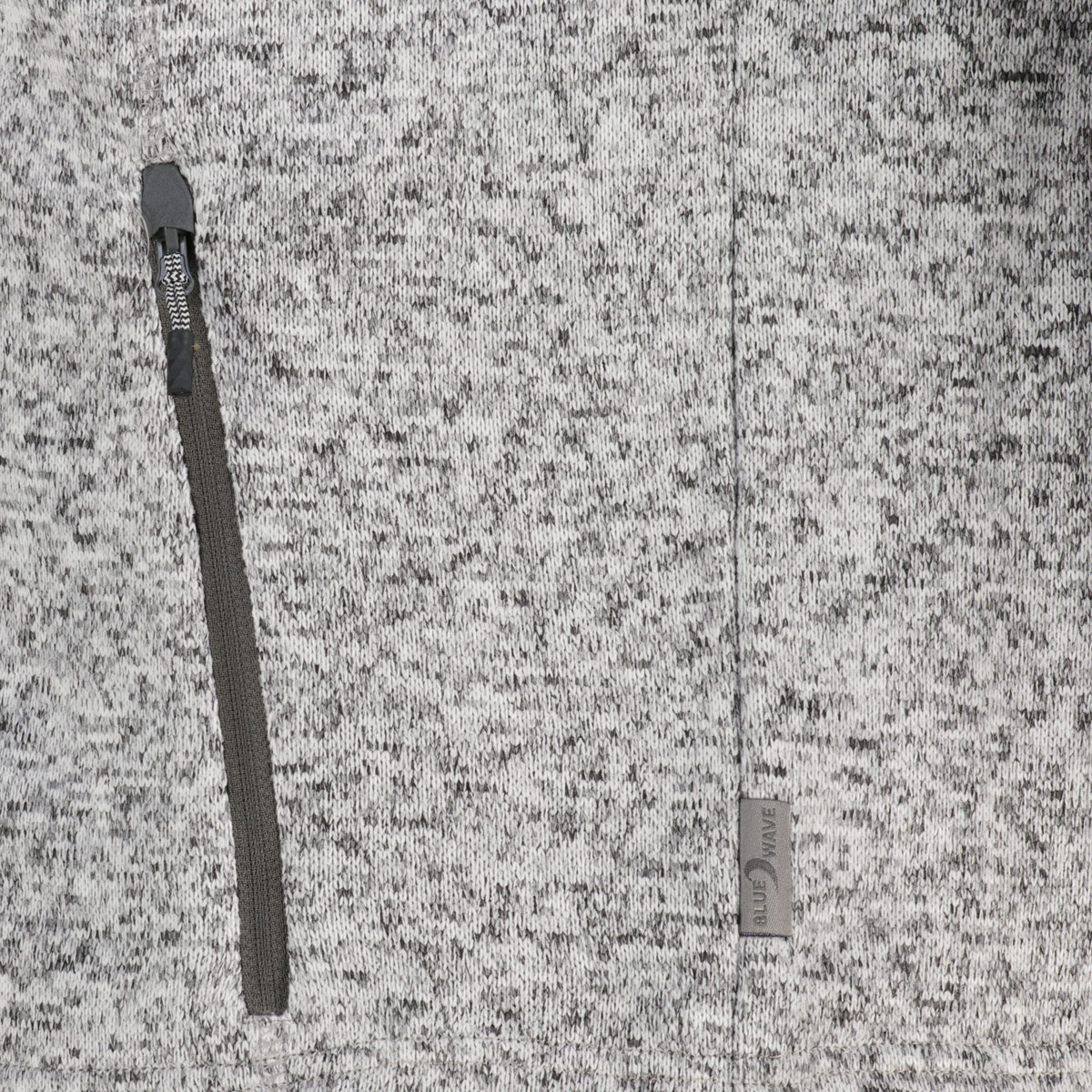 Blue Wave Strickfleecejacke, wasser-und windabweisend grau