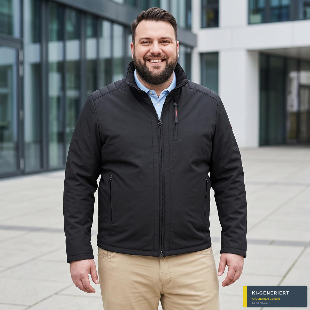 Wellensteyn Jacke, wind- und wasserabweisend schwarz