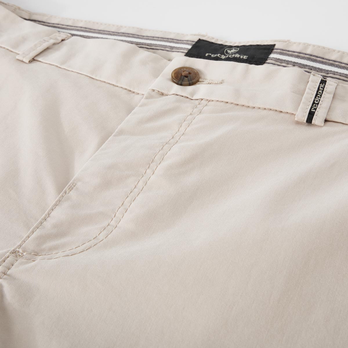 Redpoint Chino "Halifax", Regular Fit, leicht beige