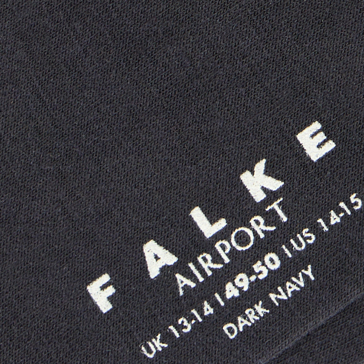 Falke Socke "Airport" aus Baumwoll-Schurwoll-Mix marine