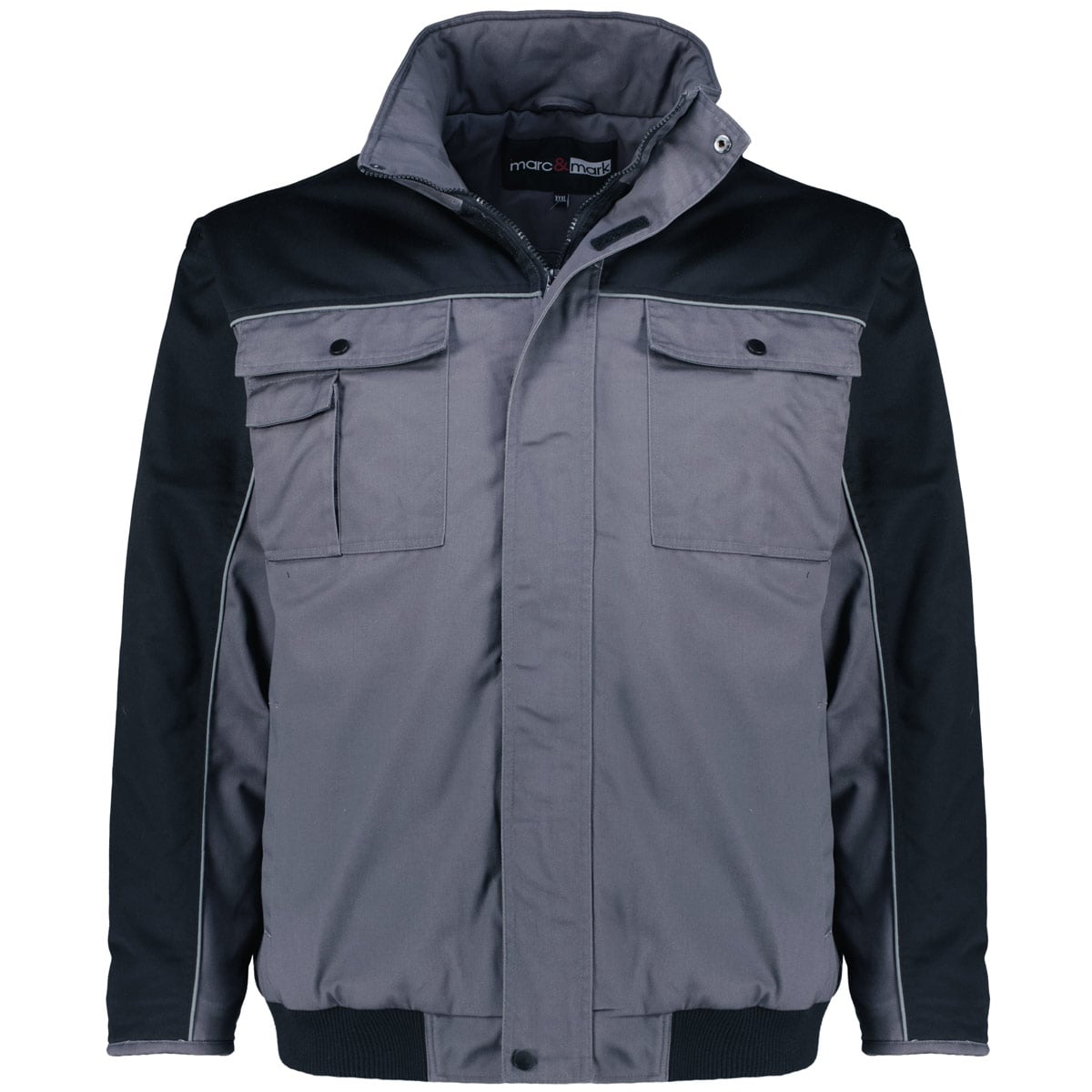 Abraxas Arbeitsjacke mit praktischen Taschenvarianten Farbe grau Größe: 10X günstig online kaufen