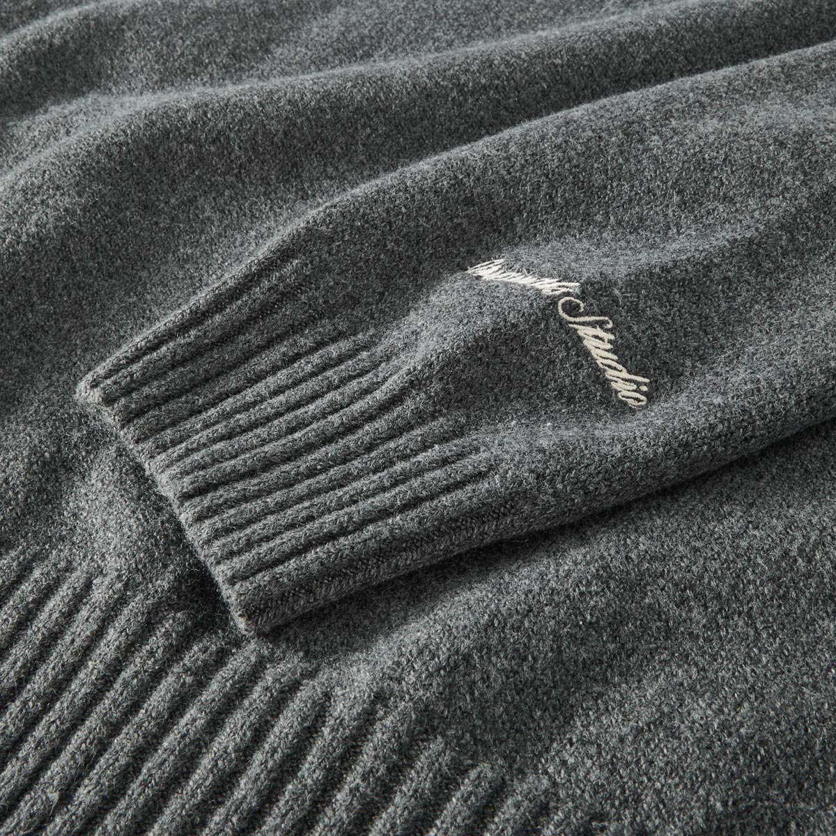 Jack&Jones Pullover mit Elasthan dunkelgrau