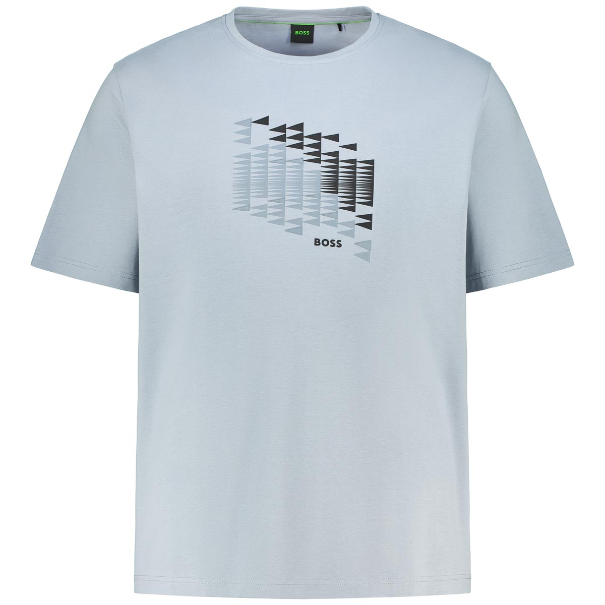 BOSS T-Shirt mit Stretch dunkelgrau