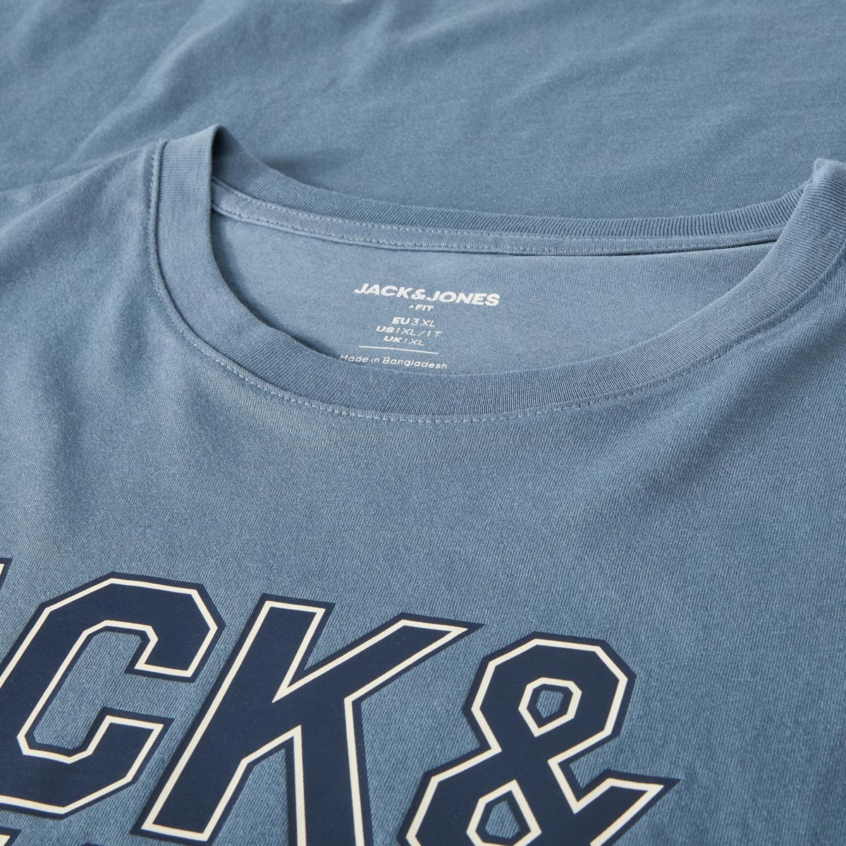 Jack&Jones T-Shirt aus Biobaumwolle jeansblau