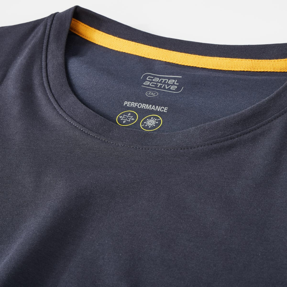 camel active Stretch-Longsleeve, schnelltrocknend und atmungsaktiv dunkelblau