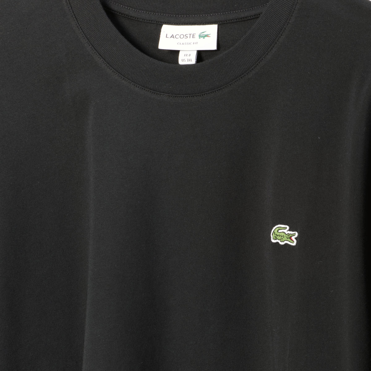 LACOSTE T-Shirt aus Baumwolle schwarz