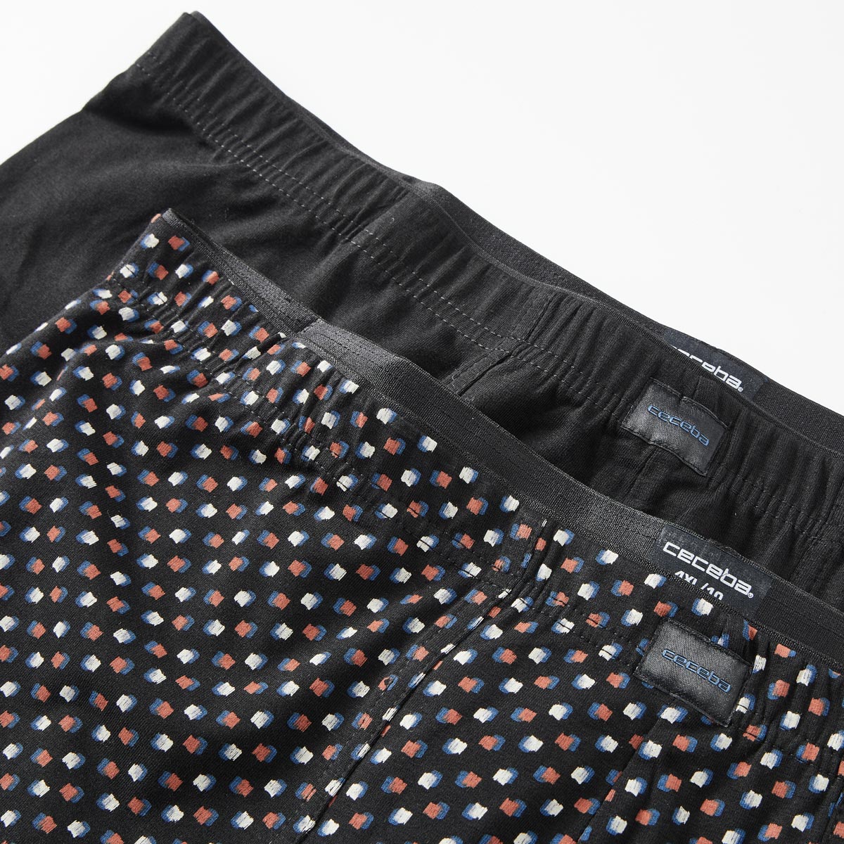 Ceceba 2er-Pack Pants mit Stretch schwarz
