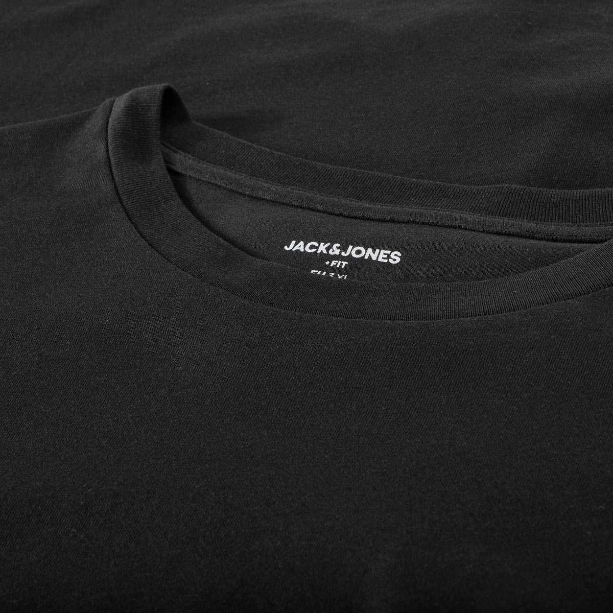 Jack&Jones T-Shirt mit Label-Print Farbe schwarz Größe: 8XL günstig online kaufen