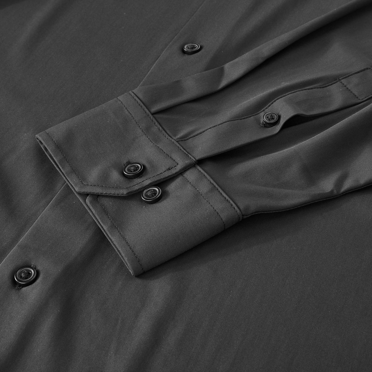 Jack&Jones Freizeithemd mit Stretch schwarz