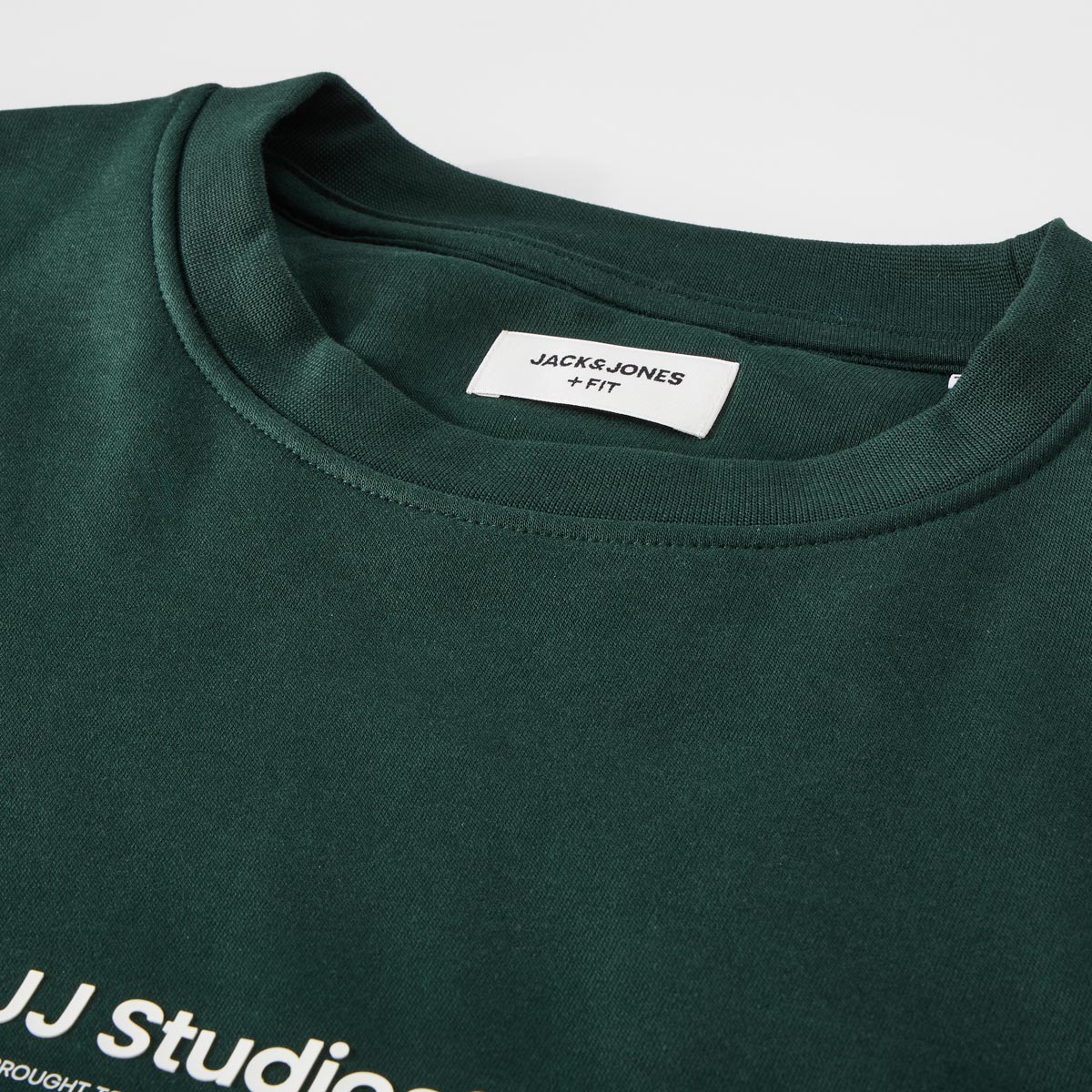 Jack&Jones Pullover aus Baumwolle dunkelgrün
