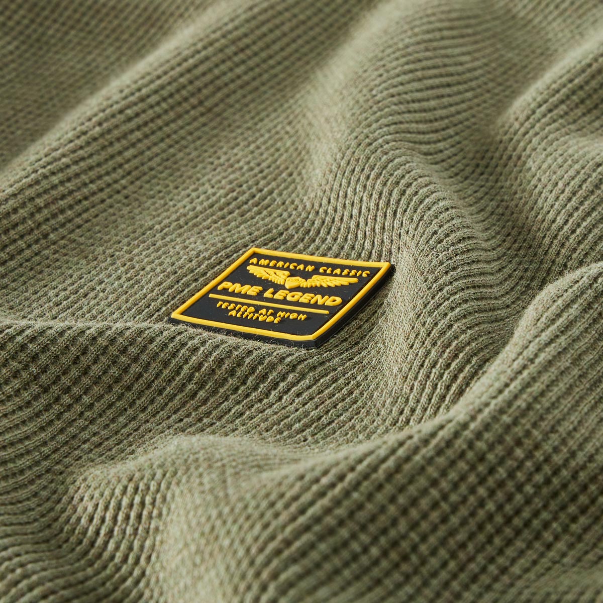 PME LEGEND Basic-Longsleeve oliv