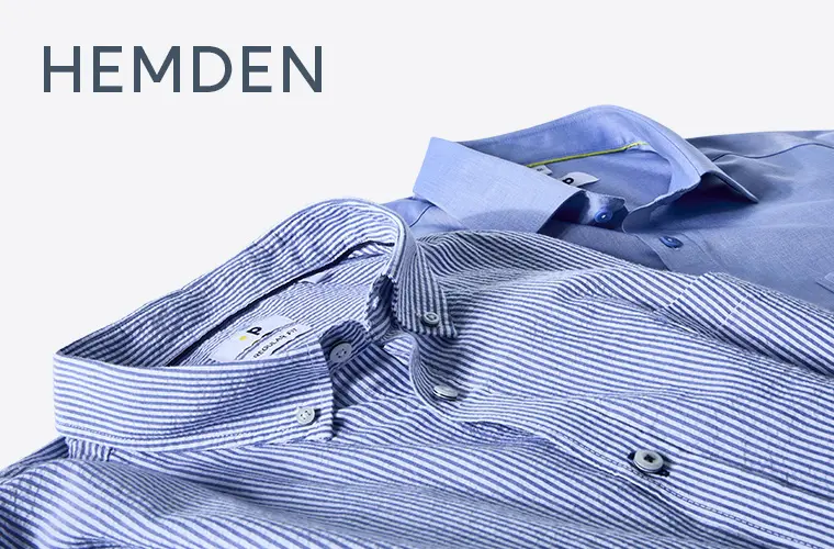 Zwei klassische Herrenhemden in Blau – ideal für Männer mit Größe und Stil