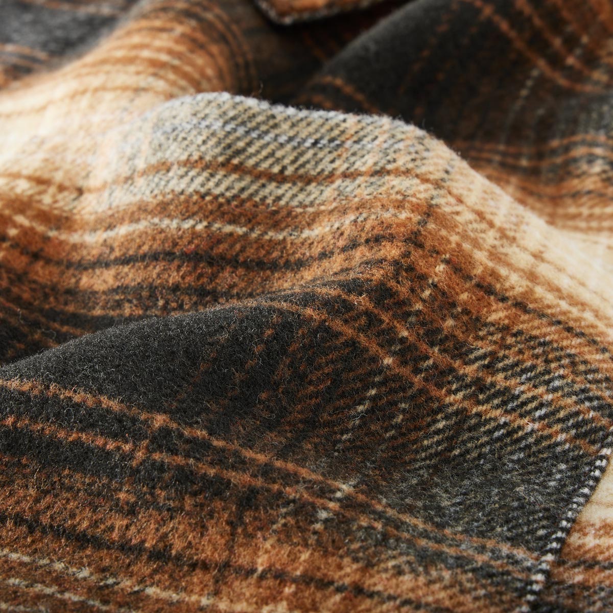 Jack&Jones Overshirt mit Karomuster terra