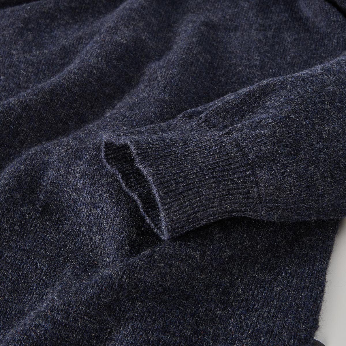 CASA MODA Troyer aus weichem Wollmix marine