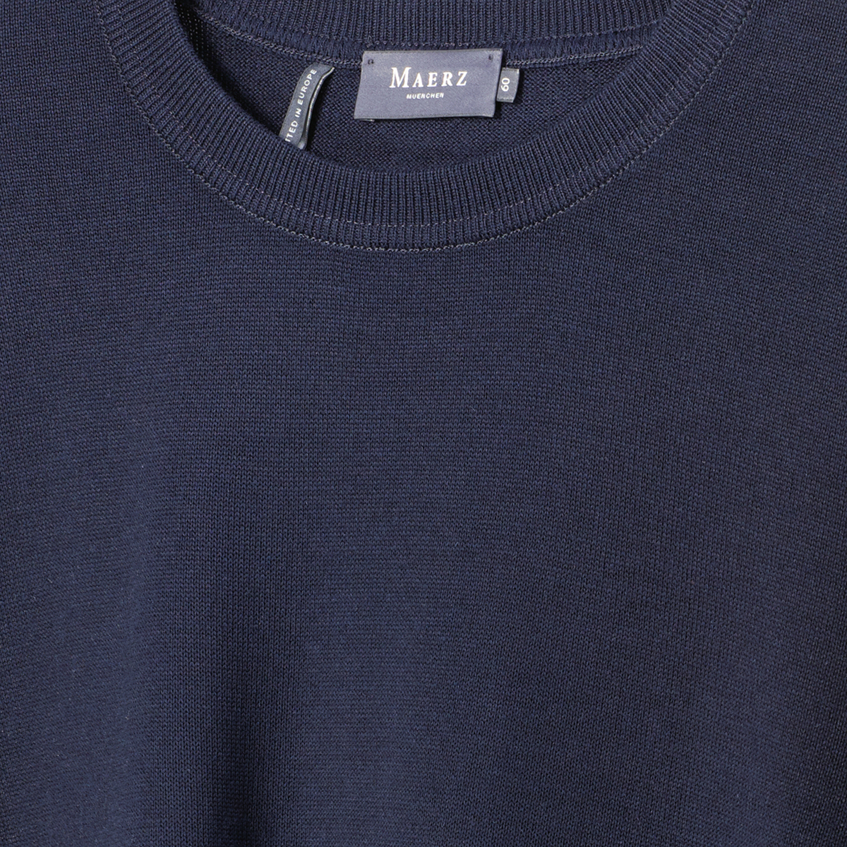 MAERZ MUENCHEN Pullover aus Merinowolle dunkelblau