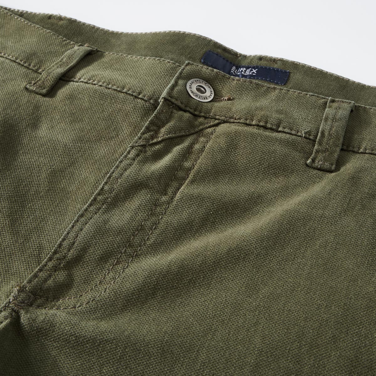 Eurex by Brax Baumwollhose "Luke" mit Stretch, Tapered Fit oliv