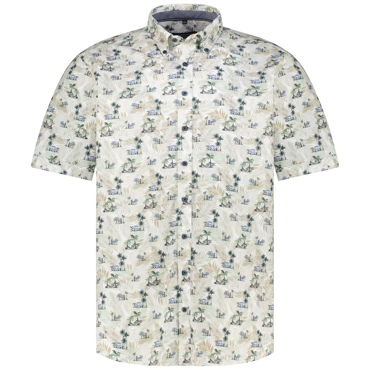 Freizeithemd mit Allover-Muster Freizeithemd mit Allover-Muster