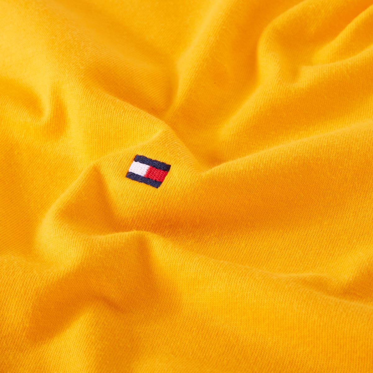 Tommy Hilfiger T-Shirt aus Baumwolle gelb