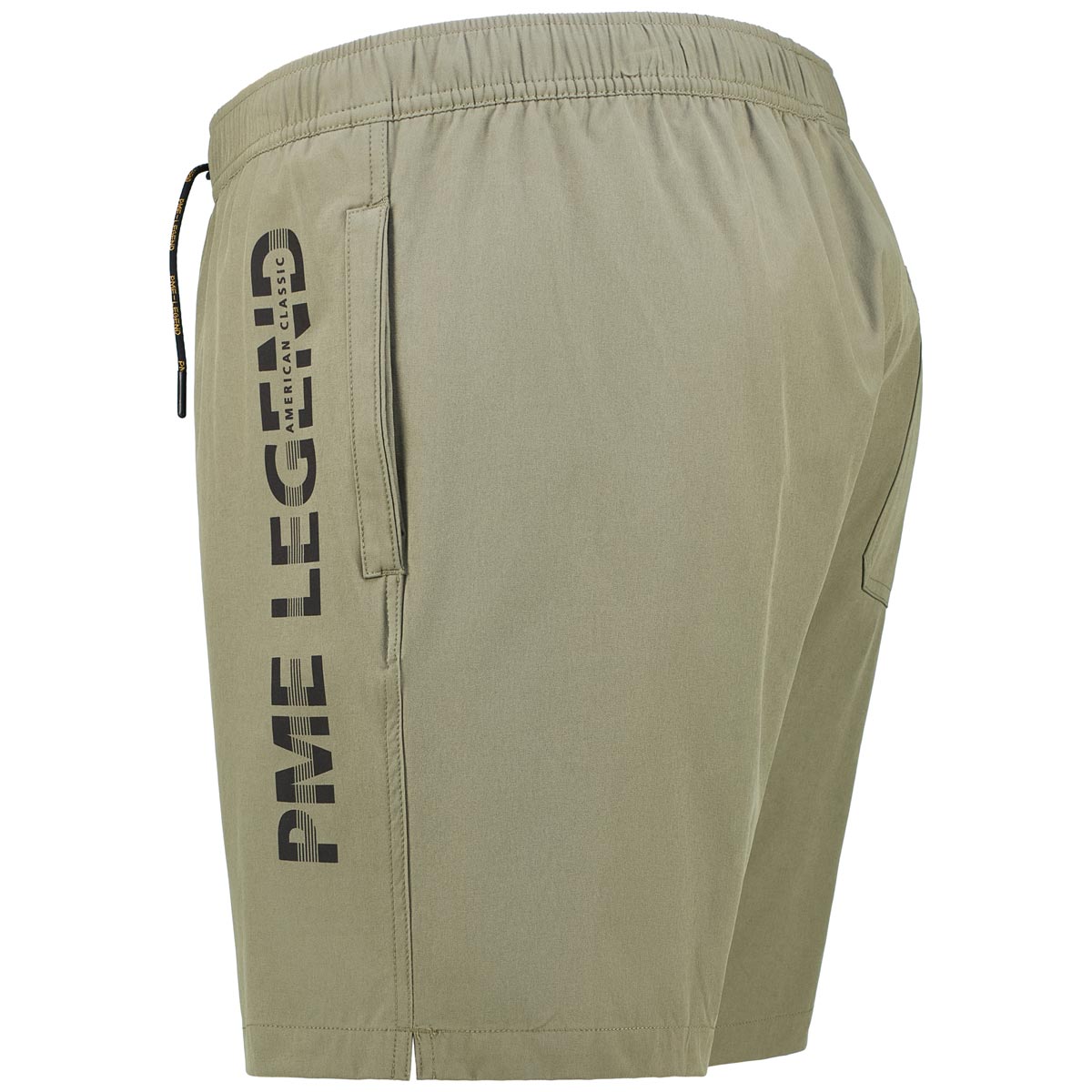 PME LEGEND Badeshorts mit Stretch oliv
