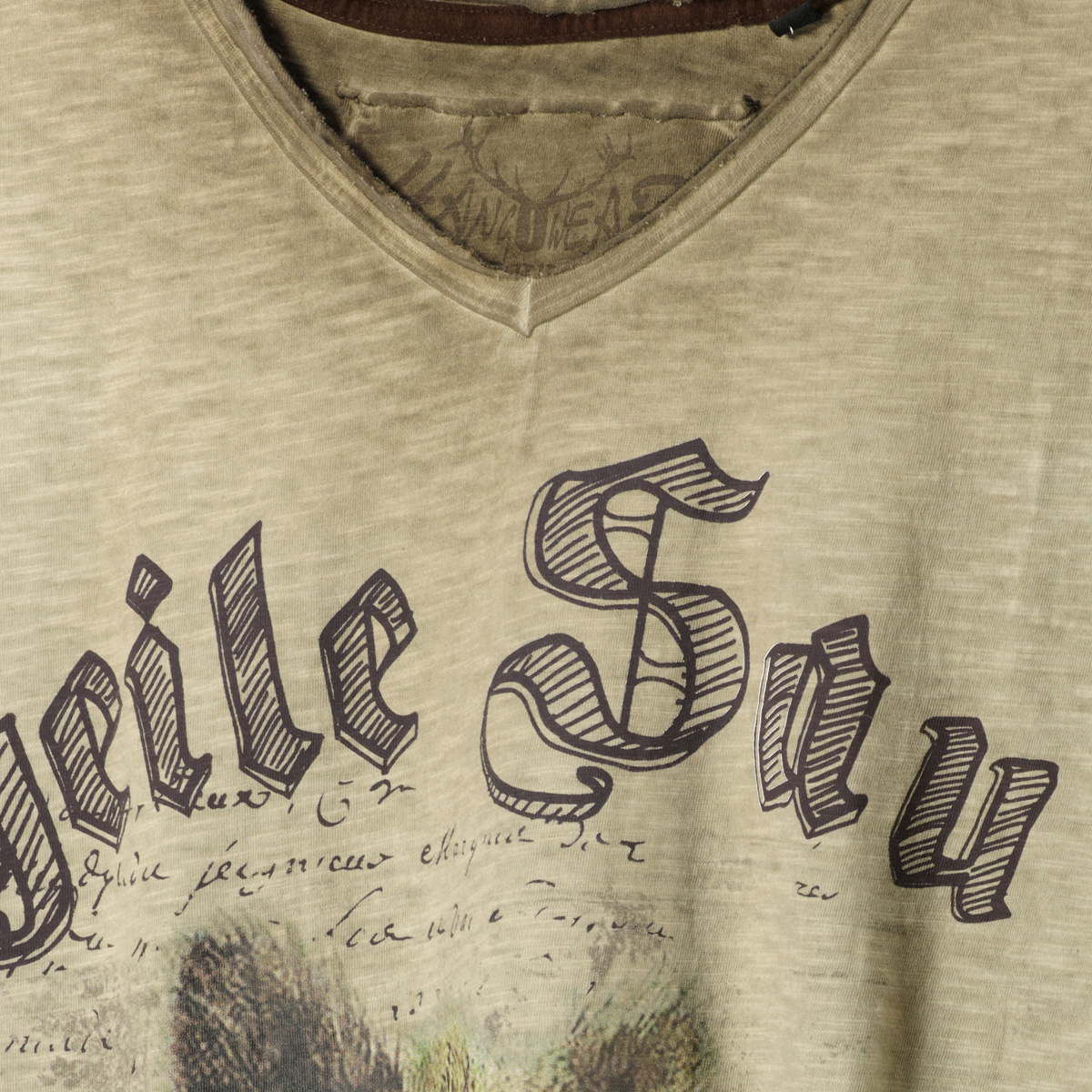 HangOwear T-Shirt aus Biobaumwolle hellbraun