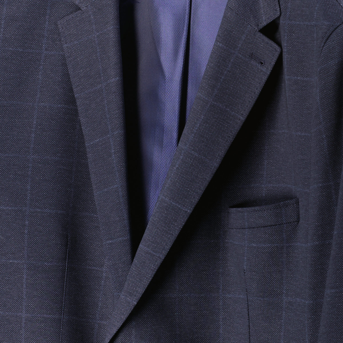 Weis Sakko aus Stretch-Jersey blau