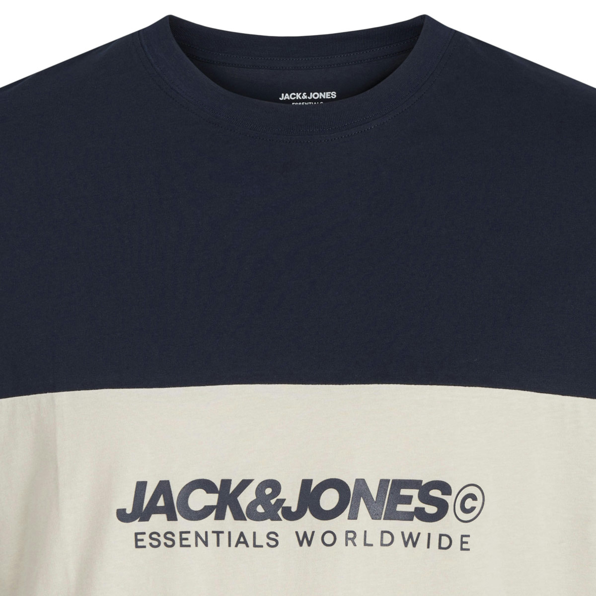 Jack&Jones T-Shirt aus Baumwolle blau