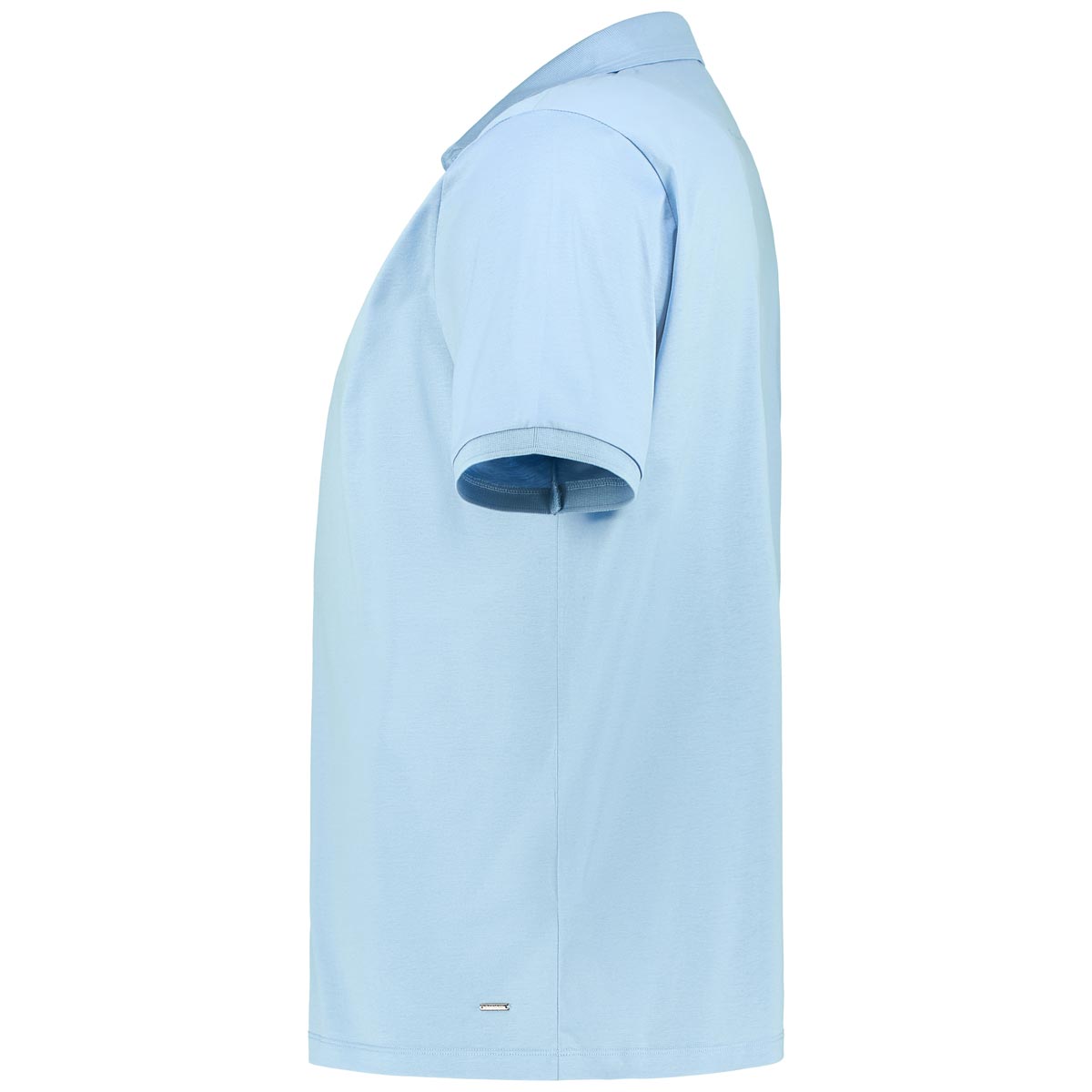 RAGMAN Poloshirt aus merzerisierter Baumwolle hellblau