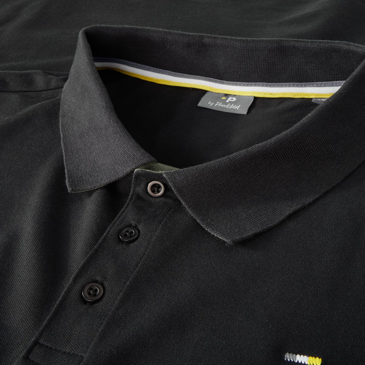 Pfundskerl Basic-Poloshirt schwarz