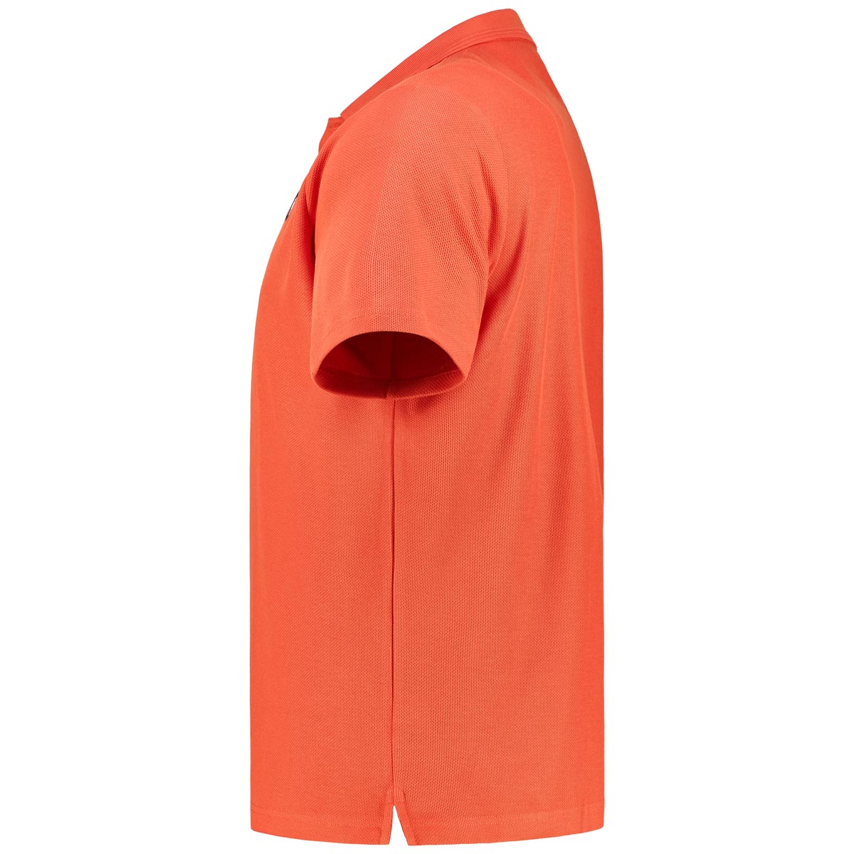 Lerros Poloshirt mit Strukturgewebe orange