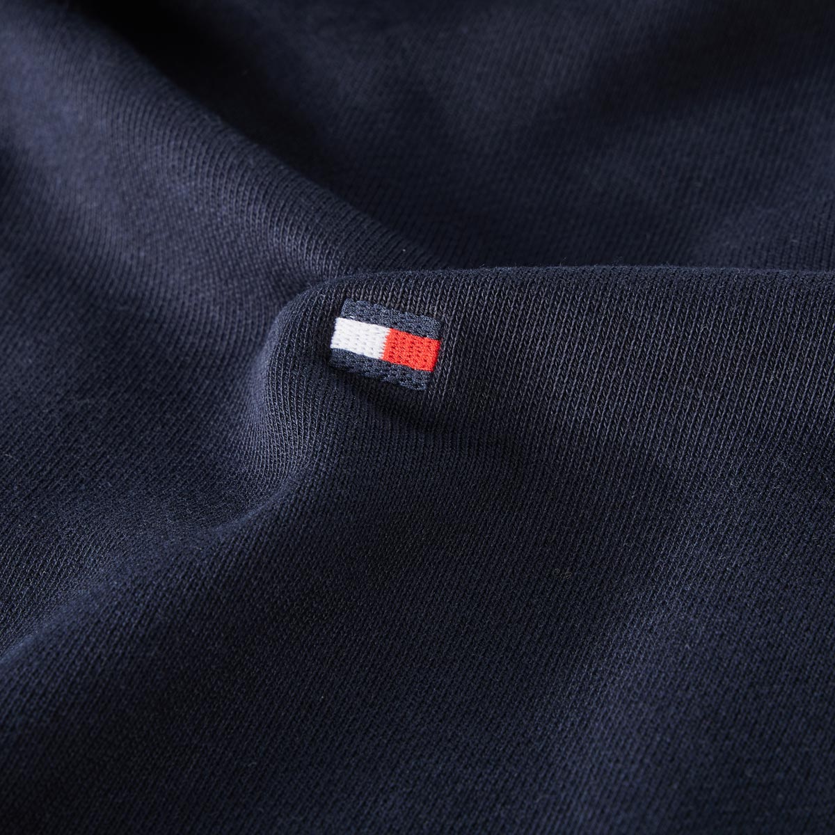 Tommy Hilfiger Sweatjacke mit Biobaumwolle marine