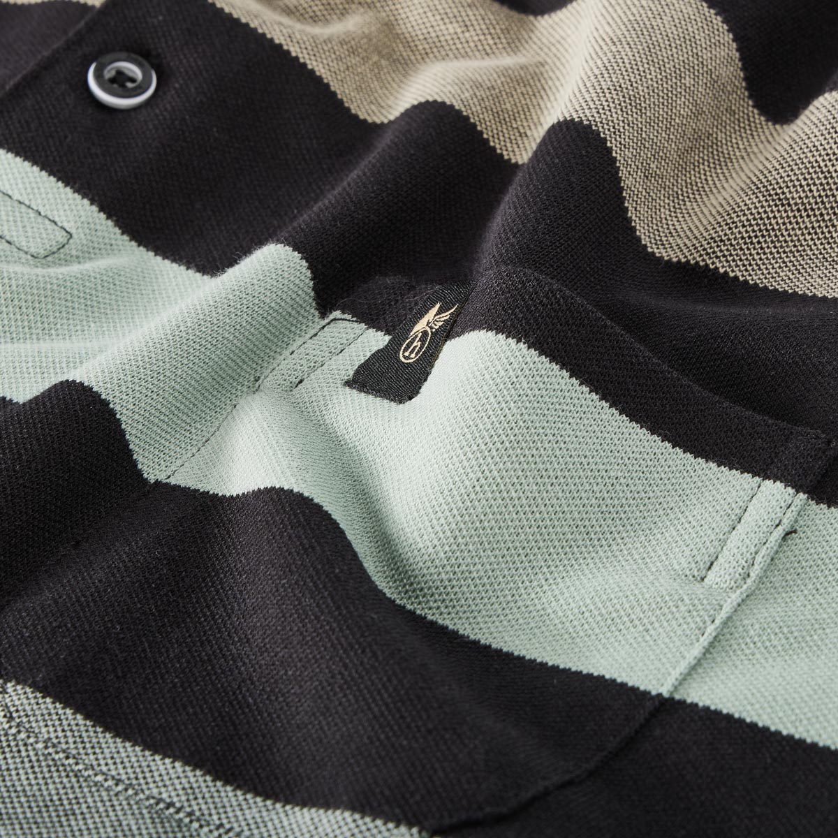 Hajo Poloshirt mit Elasthan schwarz