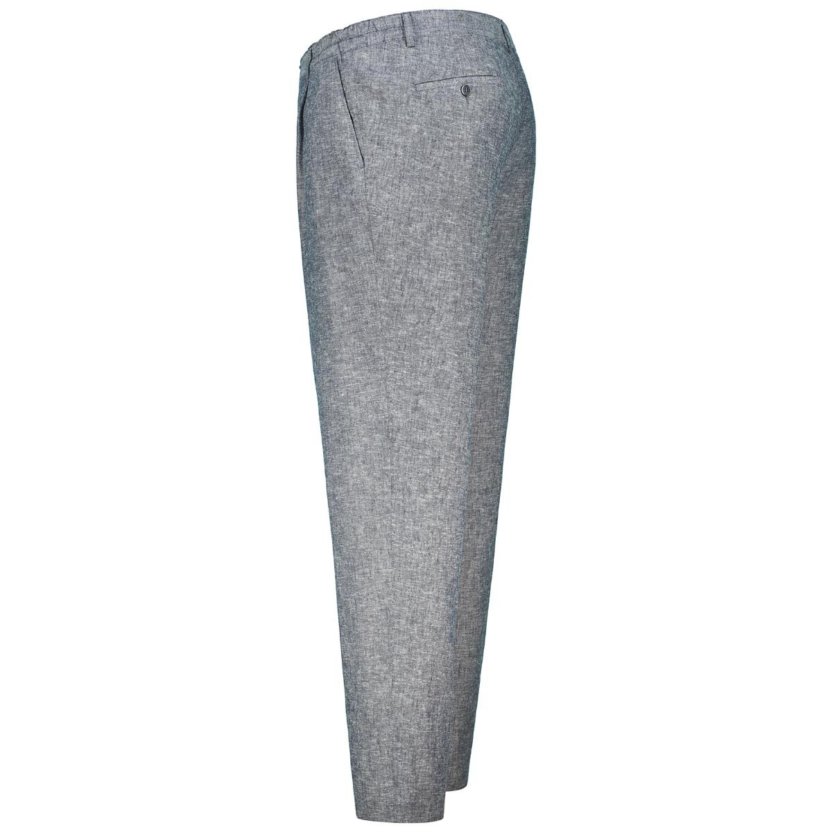 Weis Chino mit Leinen "Tyson D", Regular Fit blau