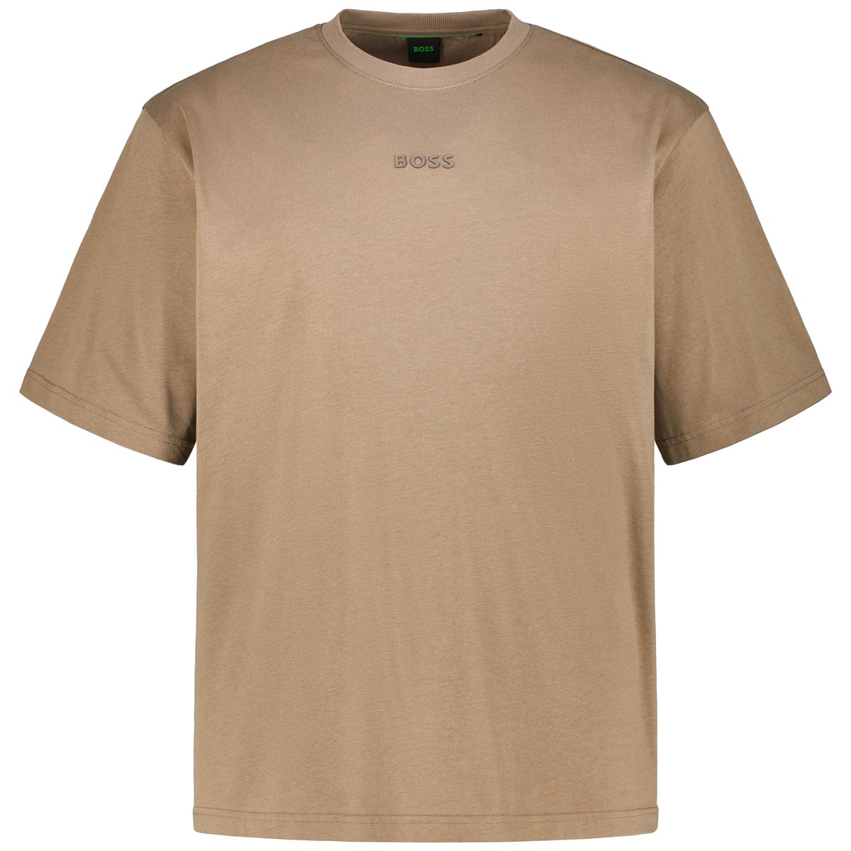 BOSS T-Shirt aus Baumwolle Farbe schlamm Größe: 5XL günstig online kaufen