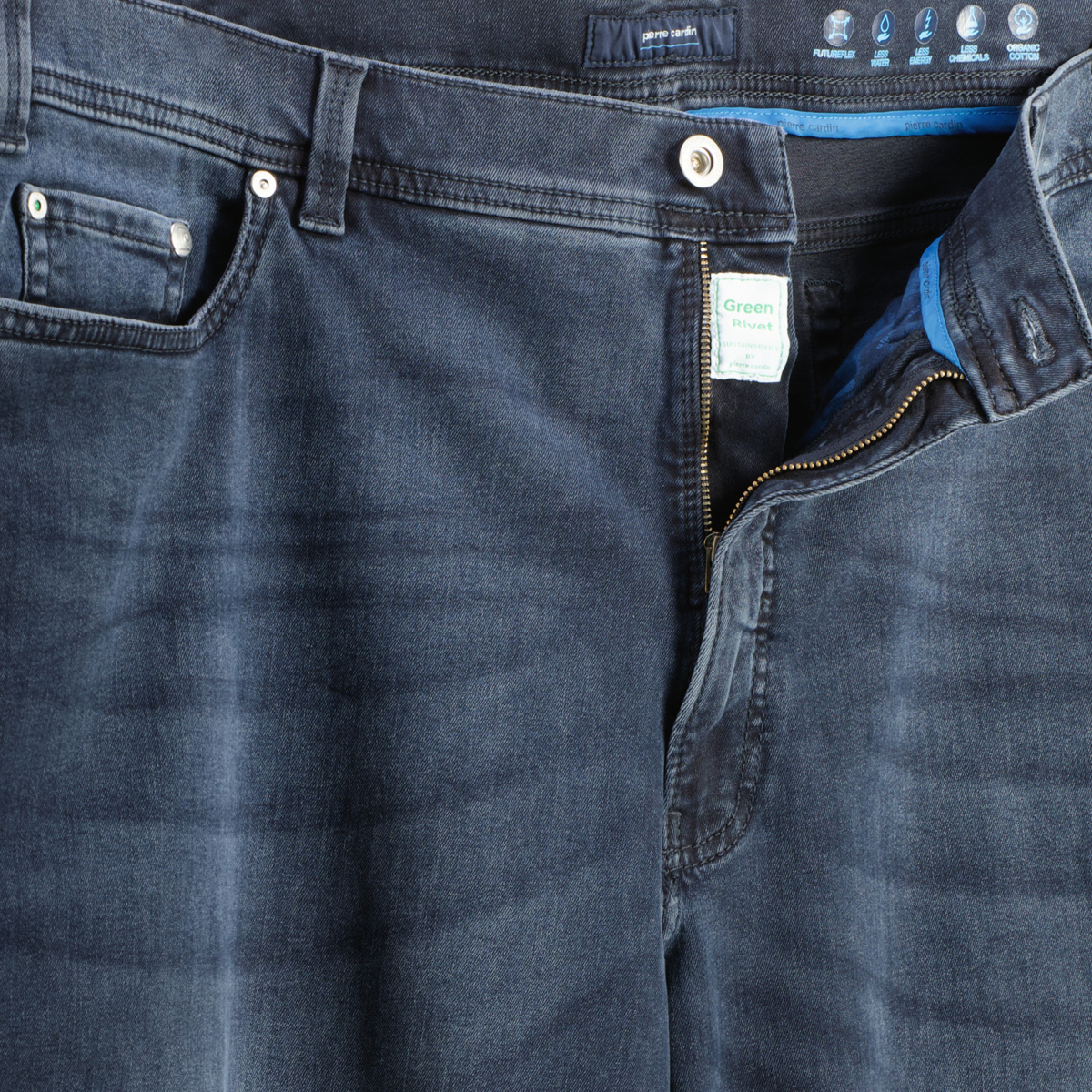 Pierre Cardin Jeans "Lyon" in Futureflex-Qualität, Slim Fit blau