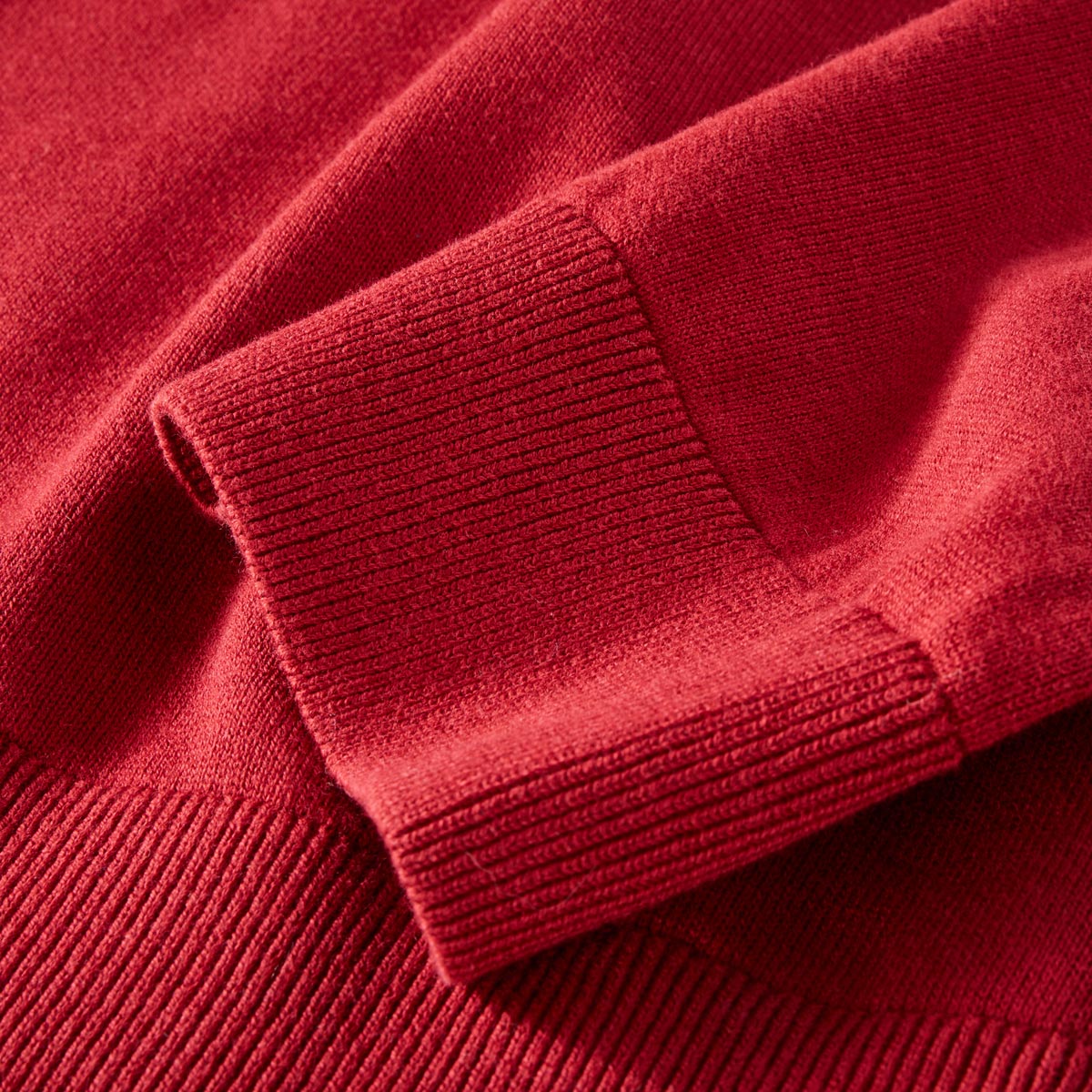 s.Oliver Feinstrickpullover aus Baumwolle rot