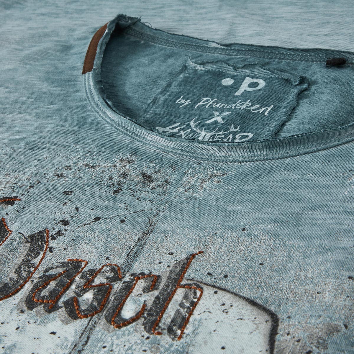 Pfundskerl T-Shirt aus Biobaumwolle blau